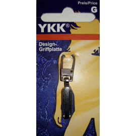 YKK Reißverschluß-Zipper Boje silber