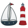 Prym Applikation Leuchtturm / Segelschiff