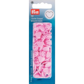 Color-Snaps rosa - herz