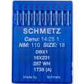 Schmetz Rundkolbennadeln System 1738A 110er