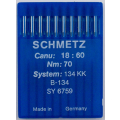 Schmetz Rundkolbennadeln System 134KK 70er