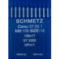 Schmetz Rundkolbennadeln System 135x17 100er