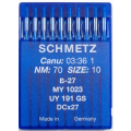 Schmetz Rundkolbennadeln System B-27 (B27) 70er