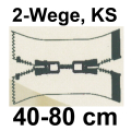 YKK Reißverschluss, zweiwege, Kunststoff 75cm...
