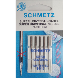 5 Schmetz Super Universal Nadeln (Antihaftbeschichtet) 80
