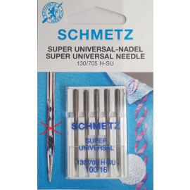 5 Schmetz Super Universal Nadeln (Antihaftbeschichtet) 100