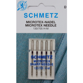 5 Schmetz Microtex-Nadeln Stärke 60