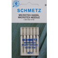 5 Schmetz Microtex-Nadeln Stärke 80