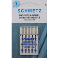 5 Schmetz Microtex-Nadeln Stärke 60-80