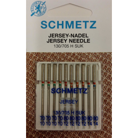 10 Schmetz Jersey-Nadeln 10x Stärke 70-90