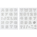 Stempel-Set Buchstaben & Zahlen