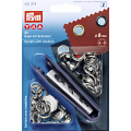 Prym Ösen und Scheiben 8mm Silberfarbig