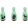 3er Set Stempel Figuren Waldtiere (mint)
