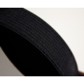 glattes Gummiband weich (soft elastic) schwarz 25mm