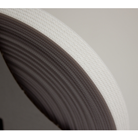 glattes Gummiband weich (soft elastic) weiß 15mm