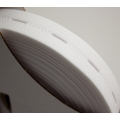 Knopfloch Gummiband (elastic) weiß 20mm