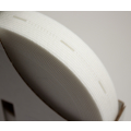 Knopfloch Gummiband (elastic) weiß 25mm