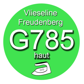 Gewebeeinlage G785 90cm breit - haut- fixierbar (Freudenberg/Vlieseline)